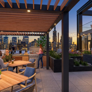 1221 Apartments Grill Deck